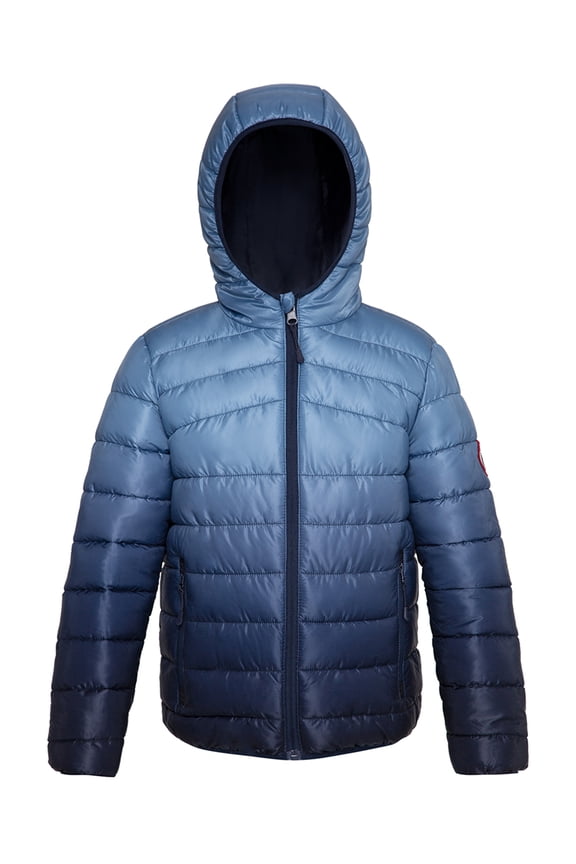 Rokka&Rolla Boys' Reversible Light Puffer Jacket Coat, Sizes 4-18