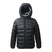 ROKKA & ROLLA Rokka&Rolla Boys' Reversible Light Puffer Jacket Coat, Sizes 4-18
