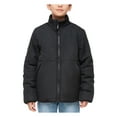 thumbnail image 1 of Rokka&Rolla Boys' Reversible Quilted Jacket Fleece Lined Puffer Coat, 1 of 14