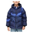 thumbnail image 1 of Rokka&Rolla Boys' Seamless Winter Coat Kids' Fleece Lined Jacket, 1 of 11