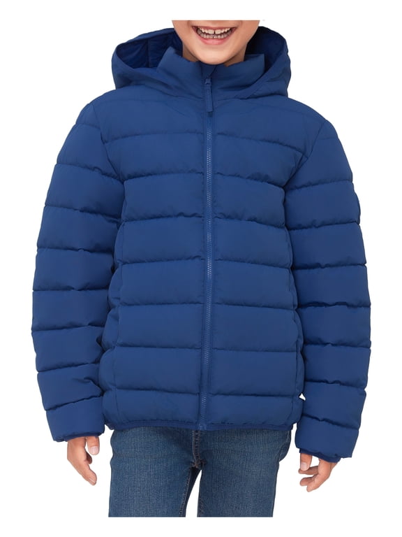 Rokka&Rolla Boys' Stand Up Collar Light Puffer Jacket