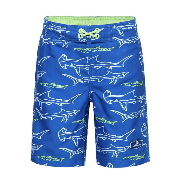 Rokka&Rolla Boys' Swim Trunks with Mesh Lining, UPF 50  Sizes 4-18