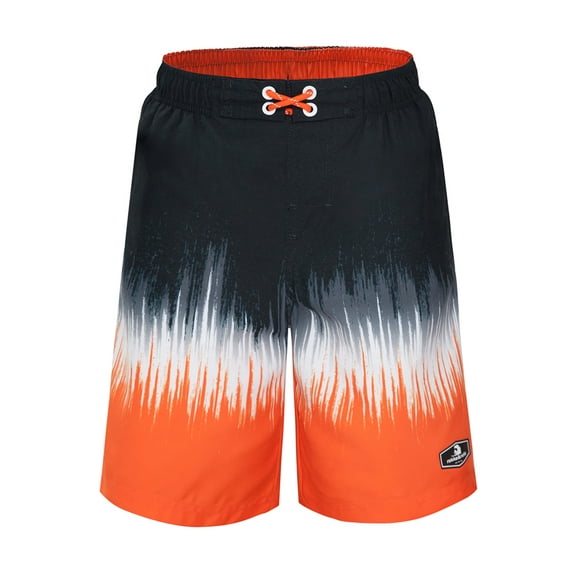 Rokka&Rolla Boys' Swim Trunks with Mesh Lining, UPF 50+ Sizes 4-18