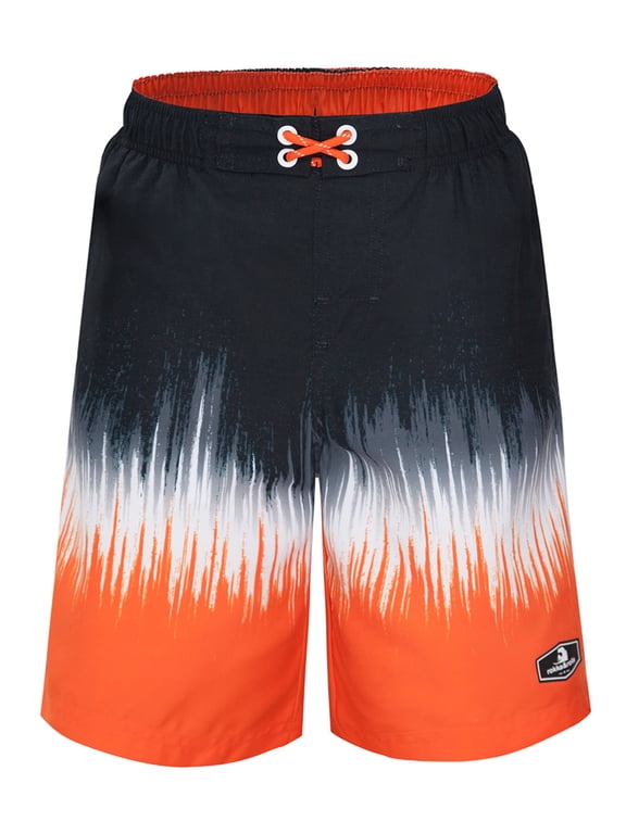 Rokka&Rolla Boys' Swim Trunks with Mesh Lining, UPF 50+ Sizes 4-18