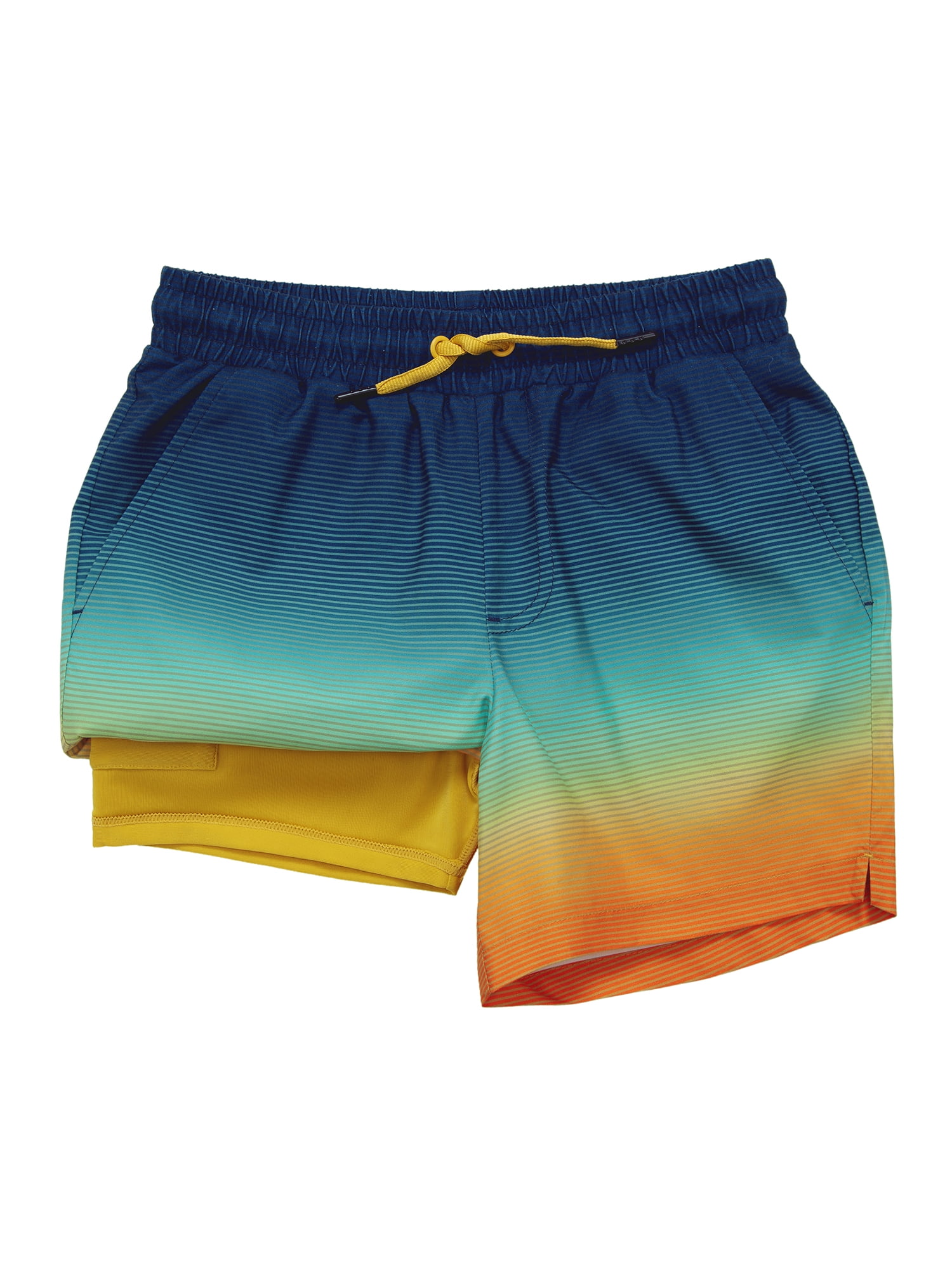 Rokka&Rolla Boys' Swim Shorts with Compression Liner