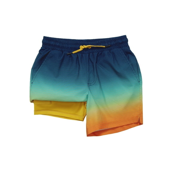 Rokka&Rolla Boys' Swim Shorts with Compression Liner