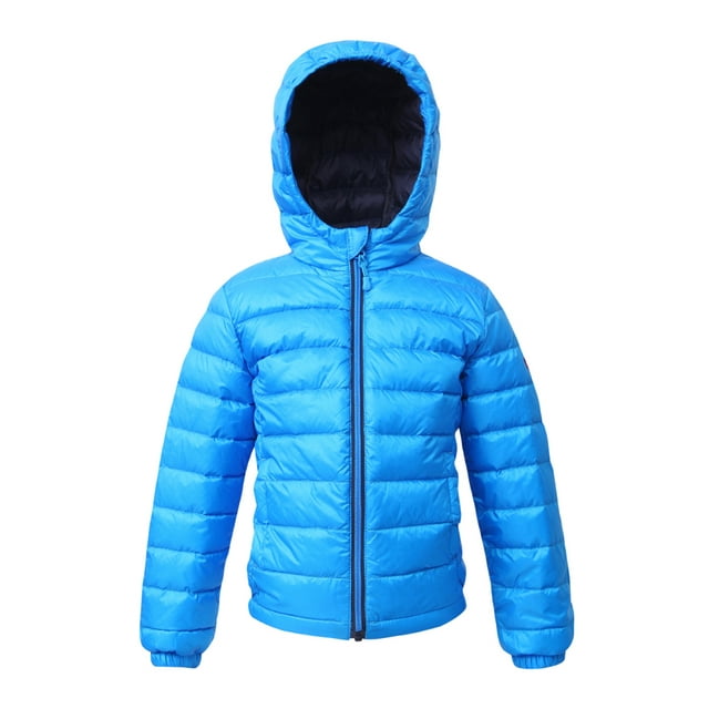 Rokka&Rolla Boys' UltraLight REAL DOWN Jacket Packable Puffer Coat