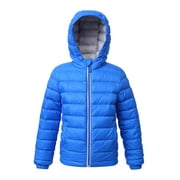 ROKKA & ROLLA Rokka&Rolla Boys' Ultra-Light REAL DOWN Jacket Packable Puffer Coat, Sizes 3T-16