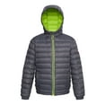 thumbnail image 1 of Rokka&Rolla Boys' Ultra-Light REAL DOWN Jacket Packable Puffer Coat, Sizes 3T-16, 1 of 10