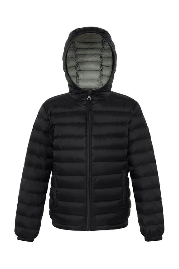 Rokka&Rolla Boys' Ultra-Light Real Down Packable Jacket, Sizes 4-18