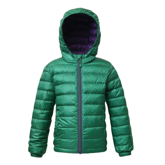 Rokka&Rolla Boys' Ultra-Light Real Down Packable Jacket, Sizes 4-18