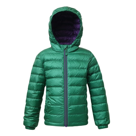 Rokka&Rolla Boys' Ultra-Light Real Down Packable Jacket, Sizes 4-18