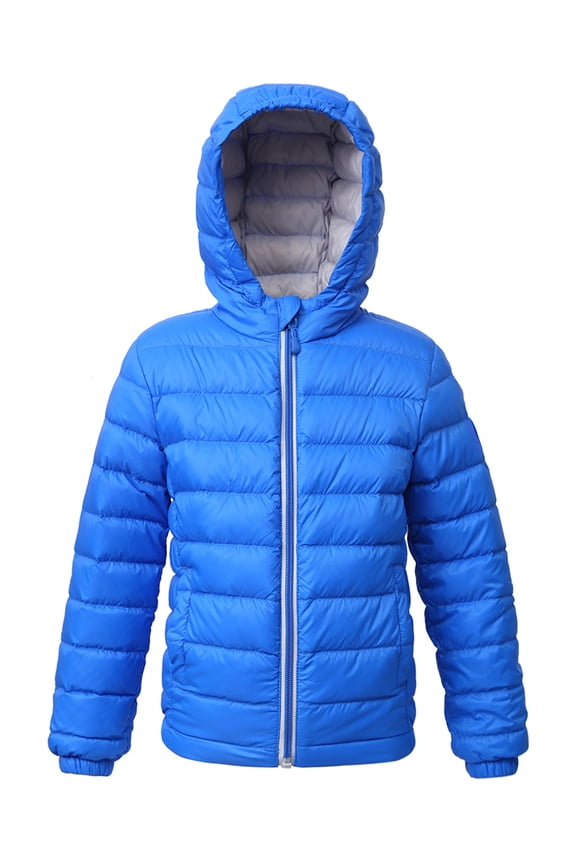 Rokka&Rolla Boys' Ultra-Light Real Down Packable Jacket, Sizes 4-18
