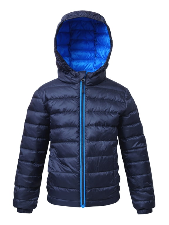 Rokka&Rolla Boys' Ultra-Light Real Down Packable Jacket, Sizes 4-18