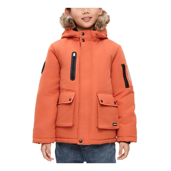 Rokka&Rolla Boys' Winter Coat with Fleece Hood Parka Jacket, Sizes 4-18