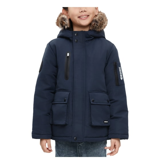 Rokka&Rolla Boys' Winter Coat with Fleece Hood Parka Jacket, Sizes 4-18
