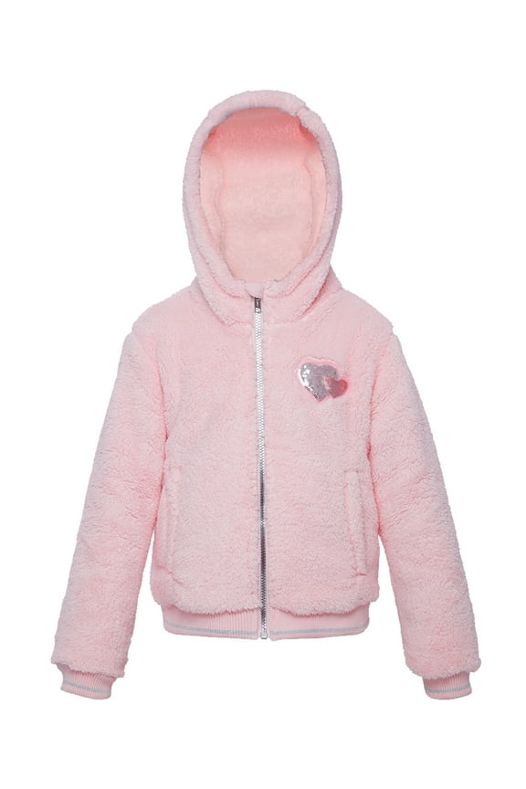 Rokka&Rolla Girl's Sherpa Fleece Lined Sequin Jacket, Sizes 4-18