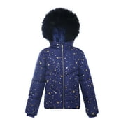 ROKKA & ROLLA Rokka&Rolla Girls' Heavy Winter Puffer Coat, Sizes 4-16