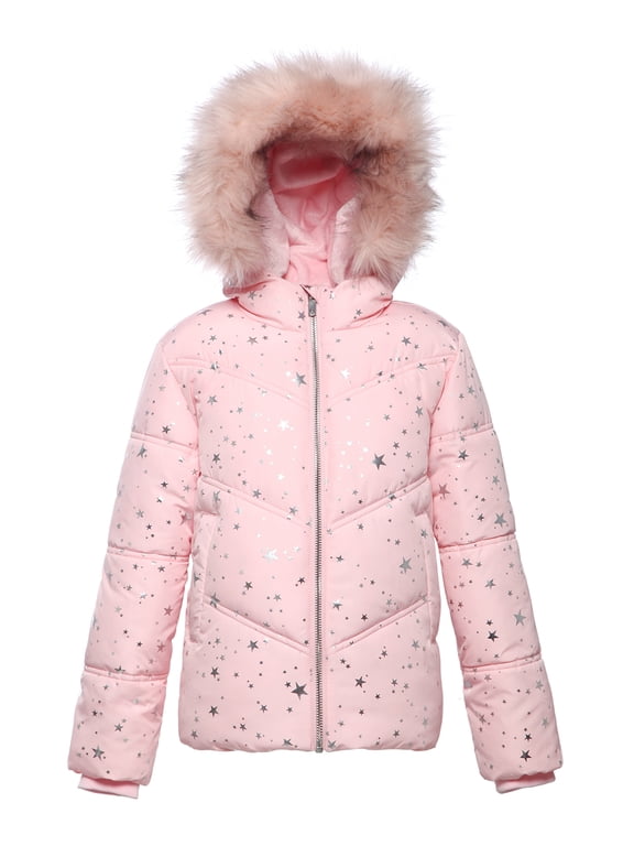 Rokka&Rolla Girls' Heavy Winter Puffer Coat, Sizes 4-16