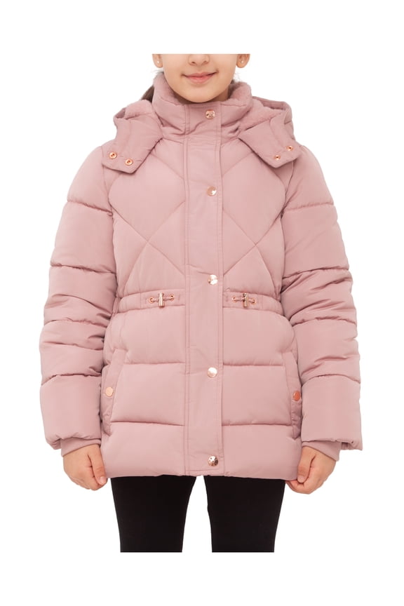Rokka&Rolla Girls' Quilted Coat Puffer Jacket