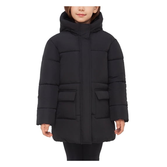 Rokka&Rolla Girls' Quilted Thigh Length Puffer Jacket