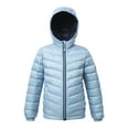 thumbnail image 1 of Rokka&Rolla Girls' Ultra-Light Down Jacket Packable Puffer Coat, Sizes 4-18, 1 of 10