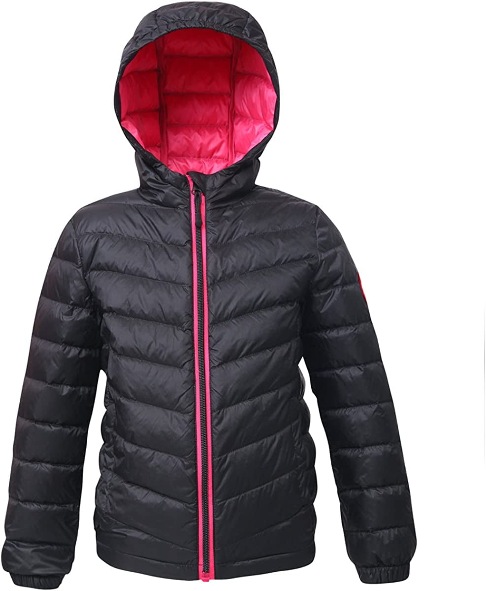 Rokka Rolla Girls Ultra Lightweight Packable Down Puffer Jacket Coat Large Rich Black Walmart Business Supplies