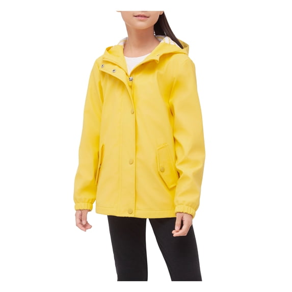 Rokka&Rolla Girls' Waterproof Rain Coats Rubberized Jackets, Sizes 4-12