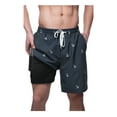 thumbnail image 1 of Rokka&Rolla Men's 7'' Swim Trunks with Compression Liner, 1 of 10