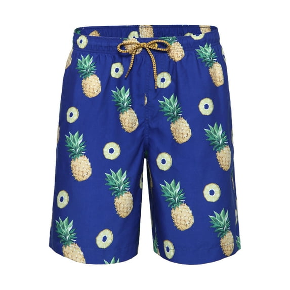 Rokka&Rolla Men's 8" Mesh Lined Swim Trunks, up to Size 2XL