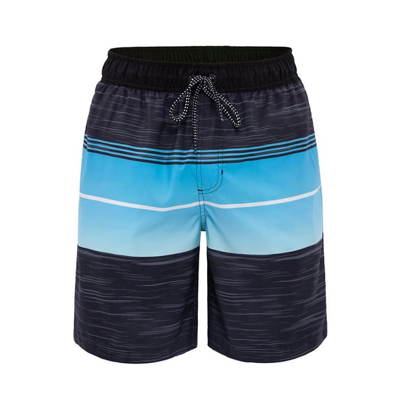 Rokka&Rolla Men's 8" Mesh Lined Swim Trunks, up to Size 2XL