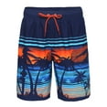 thumbnail image 1 of Rokka&Rolla Men's 8" Mesh Lined Swim Trunks, up to Size 2XL, 1 of 9