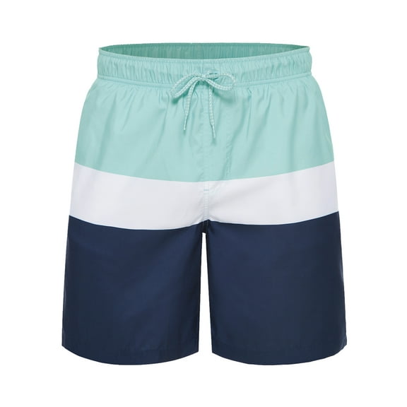 Rokka&Rolla Men's 8" Mesh Lined Swim Trunks, up to Size 2XL