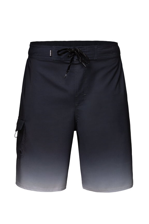 Rokka&Rolla Men's 9" Half Elastic Waist Board Shorts