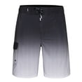 thumbnail image 1 of Rokka&Rolla Men's 9" NO Mesh Liner Board Shorts Elastic Waist Quick Dry Swim Trunks, up to Size 2XL, 1 of 9