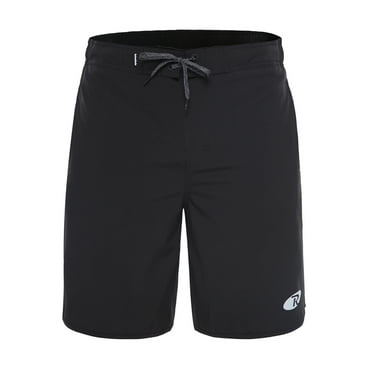 Rokka&Rolla Men's 9" Stretch Mesh Lined Swim Trunks, up to Size 2XL