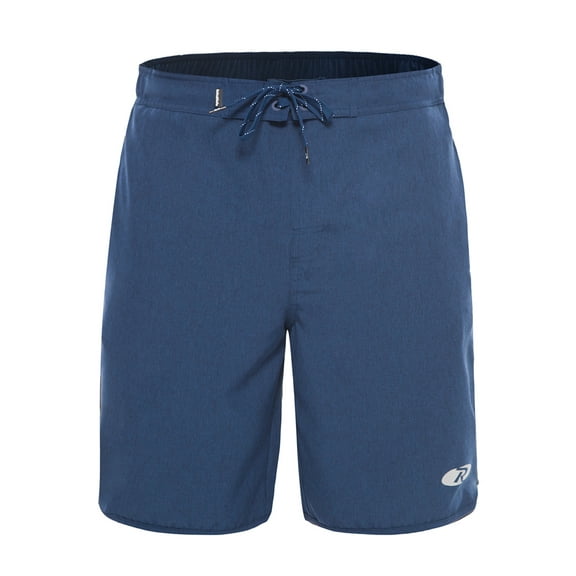 Rokka&Rolla Men's 9" Stretch Mesh Lined Swim Trunks, up to Size 2XL