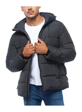 LEZMORE Cuff Heavy Lapel Jacket Winter Jacket Warm Furry Coat Men's Coat  M-3XL