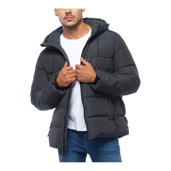 Rokka&Rolla Men's Heavy Winter Coat Thermal Heat Puffer Jacket