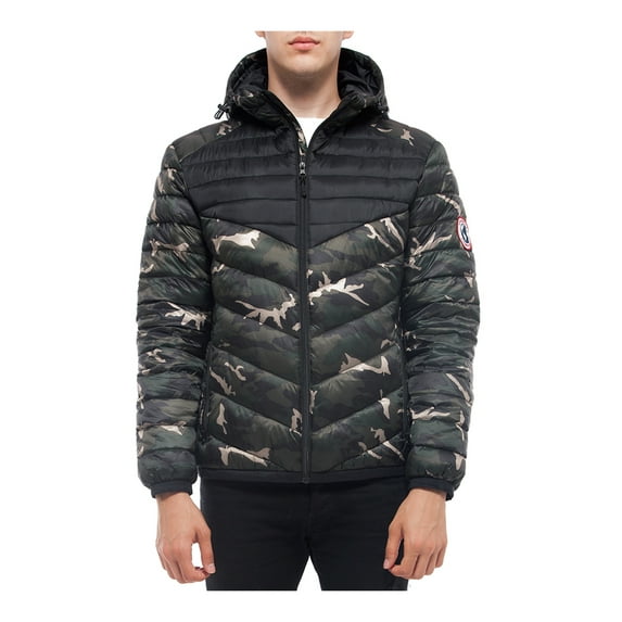 Rokka&Rolla Men's Light Puffer Jacket Coat, up to 2XL