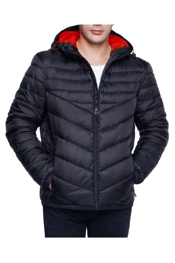 Rokka&Rolla Men's Light Puffer Jacket Coat, up to 2XL