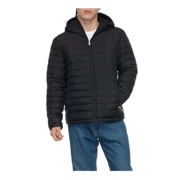 Rokka&Rolla Men's Midweight Puffer Jacket Hooded Coat