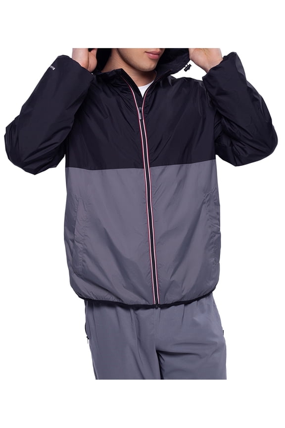 Rokka&Rolla Men's Packable Mesh Rain Jacket Lightweight Windbreaker