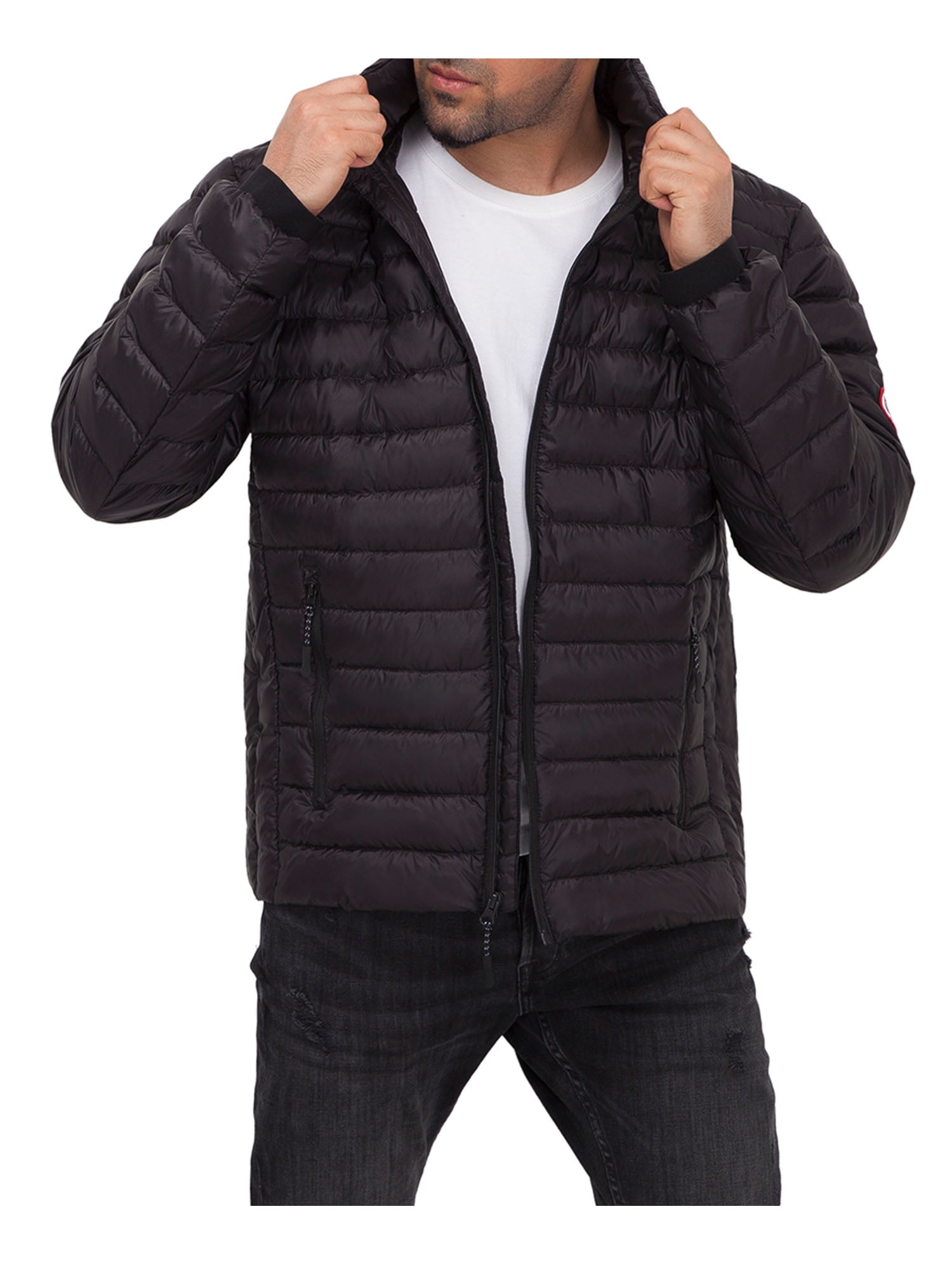 Rokka&Rolla Men's Ultra-Light REAL DOWN Jacket Packable Puffer