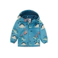 thumbnail image 1 of Rokka&Rolla Toddler Boys' Fleece Lined Full Zip Windbreaker Jacket, 1 of 8