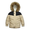 thumbnail image 1 of Rokka&Rolla Toddler Boys' Fleece Lined Winter Coat Kids' Jacket, Sizes 2T-5T, 1 of 9