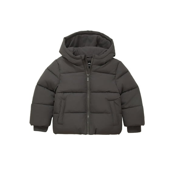 Rokka&Rolla Toddler Boys' Ripstop Winter Coat Kids' Fleece Lined Jacket