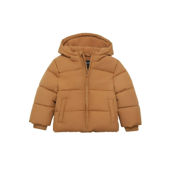 Rokka&Rolla Toddler Boys' Ripstop Winter Coat Kids' Fleece Lined Jacket