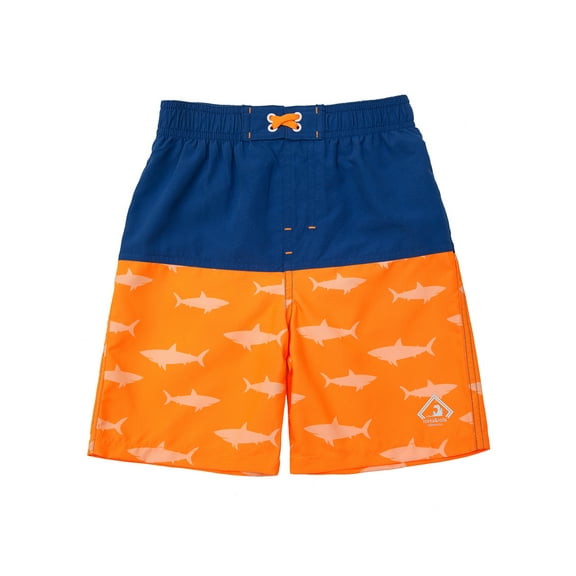 Rokka&Rolla Toddler Boys' Swim Trunks with Mesh Liner Baby Swimwear, UPF 50+ Sizes 2T-5T