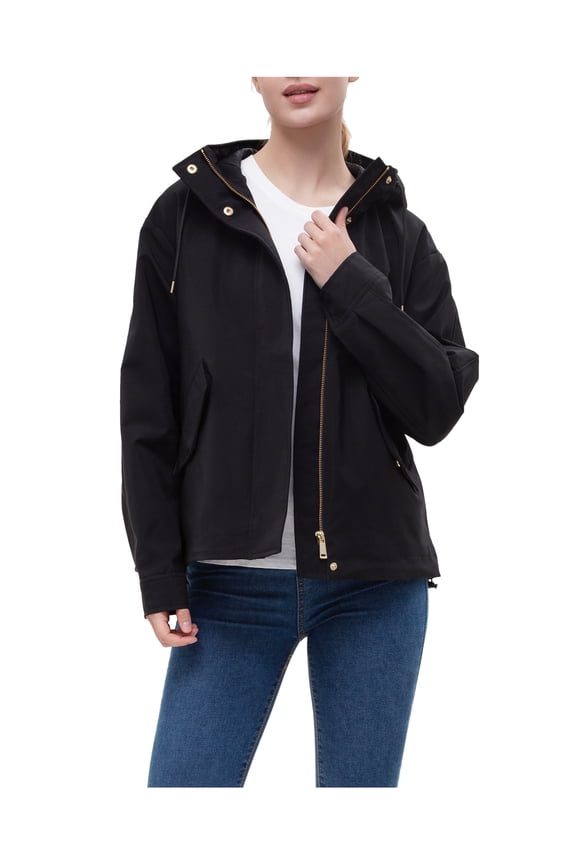 Rokka&Rolla Women's Full Zip Jacket Hooded Windbreaker
